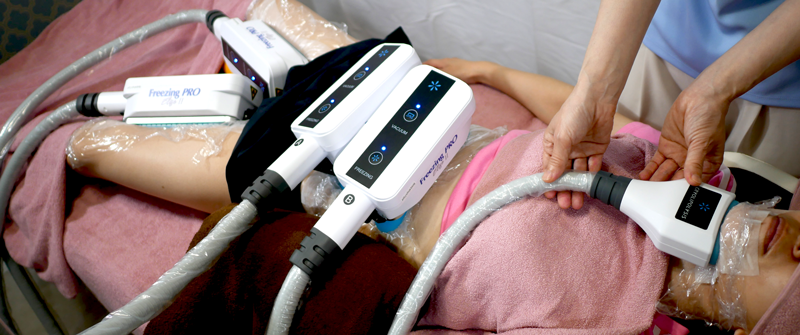 脂肪冷却 4部位同時 客単価UP